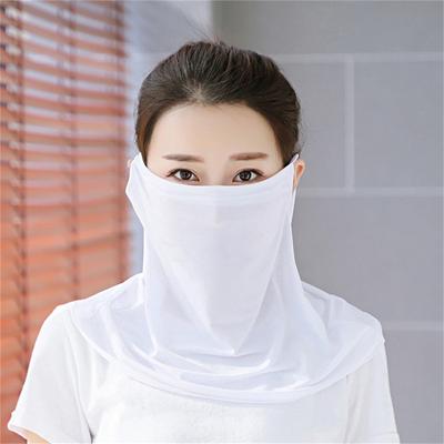 2026 Summer Cycling Mask Ice Silk Sleeve Mask Sunscreen Anti-UV Cooling Breathable Outdoor Running Arm Face Protection Supplies