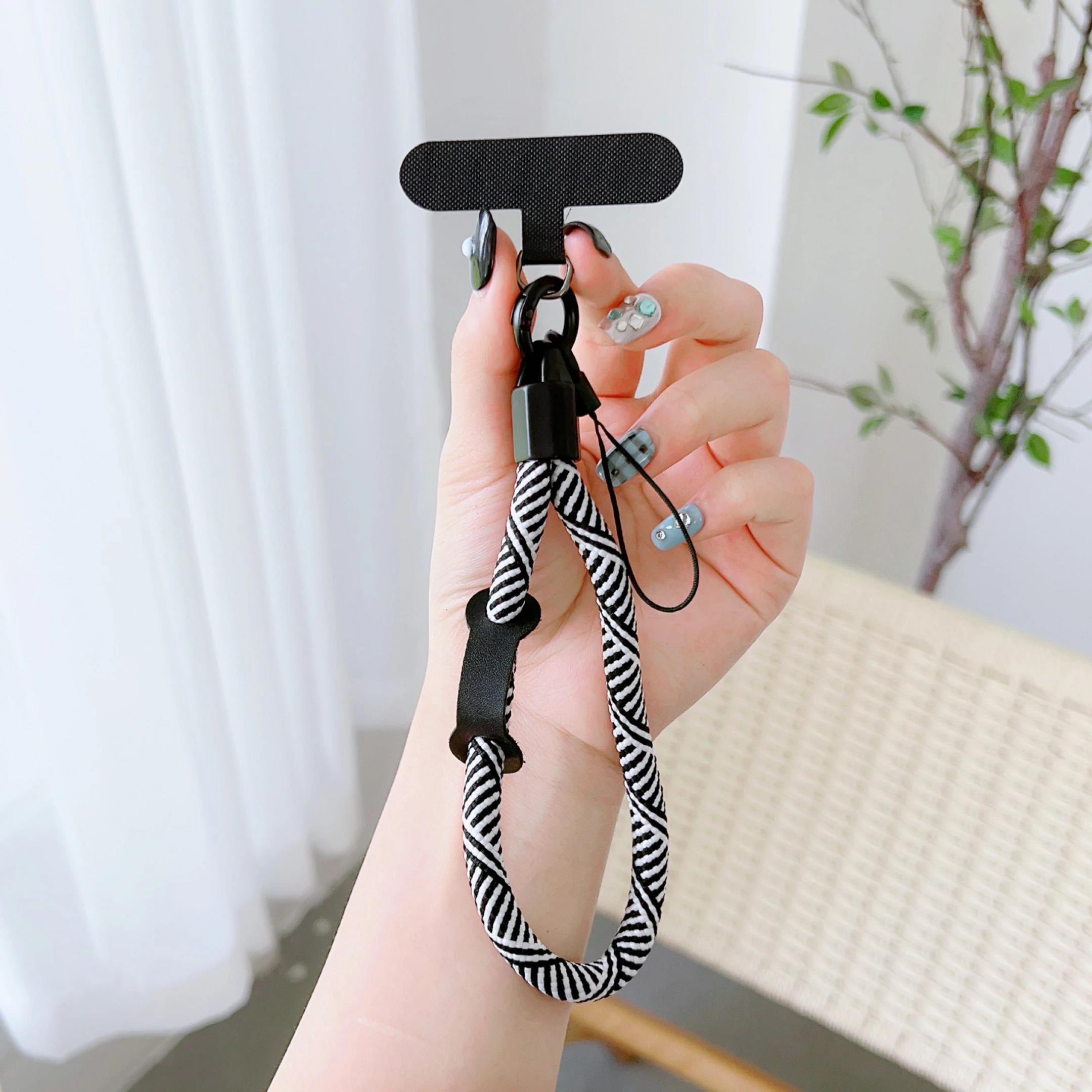 

1pcs New Woven Mobile Phone Lanyard Wristband Colorful Woven Lanyard Headphones Keys Wallet Colorful Security Wristband Polyester / Nylon