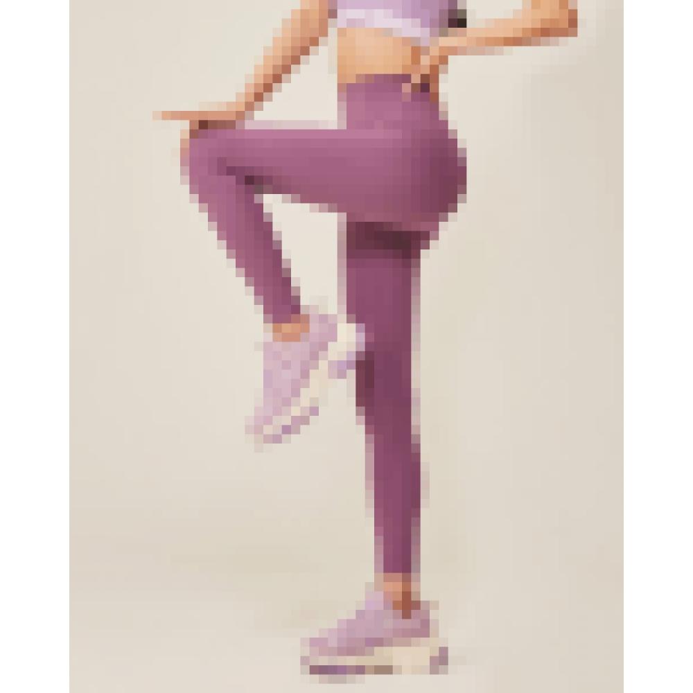

NERDY NERDY FIT Узкие хлопковые активные леггинсы фиолетового цвета