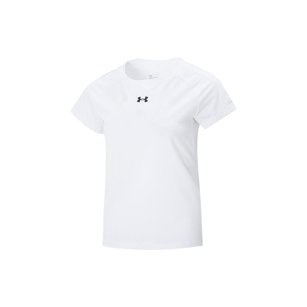 Under Armour Sport Round Neck Casual T-Shirt Women Tops White 22500523-100