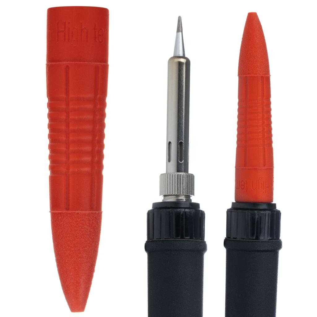 Orange Mastiff 80W Electric S Series Soldering Iron 12-in-1 Set Display (6 Tips, Solder, Stand, Sponge)