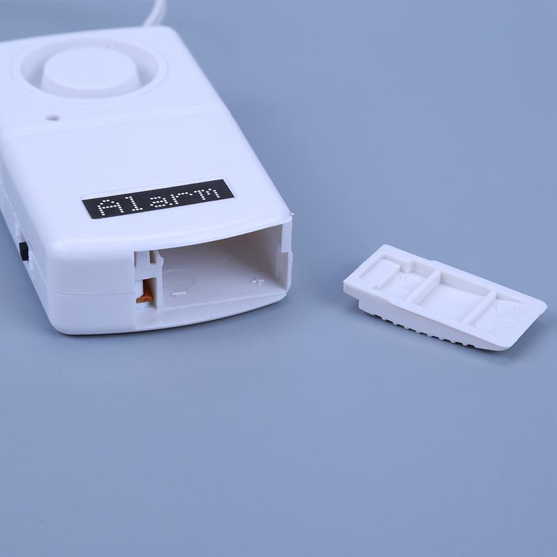 Mini Alarm Sensor Detector Battery Powered Sticky Window Magnetic Alarm System 95Db Loud Voice Easy Installation for Home Office