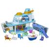 Peppa's Cruise Ship Figure, Multi-level Playset with 17 Pieces, Peppa Pig Preschool Toys, Ages 3+