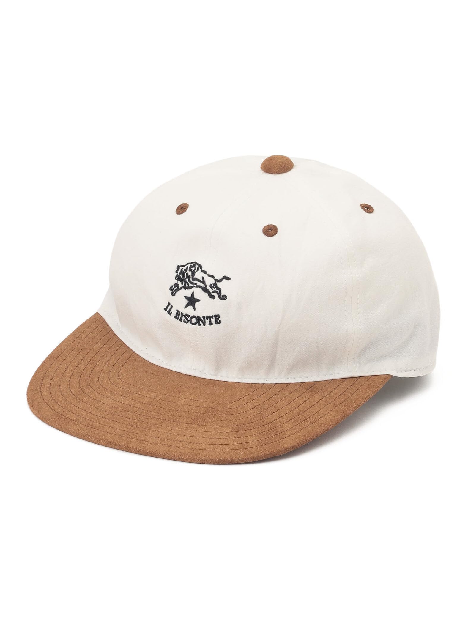 

Бейсболка 1 Белая x Коричневая [IL BISONTE] 54_1_54252305280 (Женский)