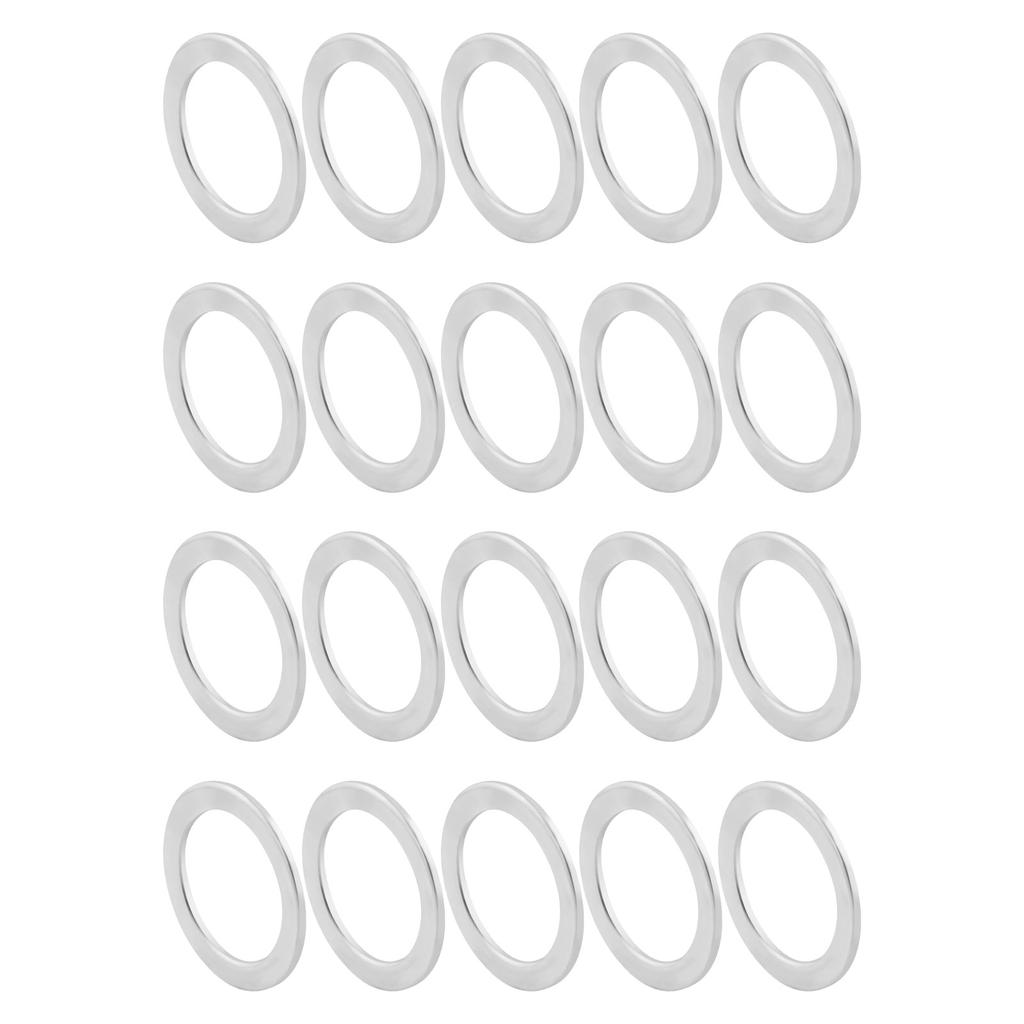 10 buc/pachet Biciclete din oțel inoxidabil Garnitură pedală Biciclete Șaibă pedală Set de înlocuire pentru biciclete de munte rutiere