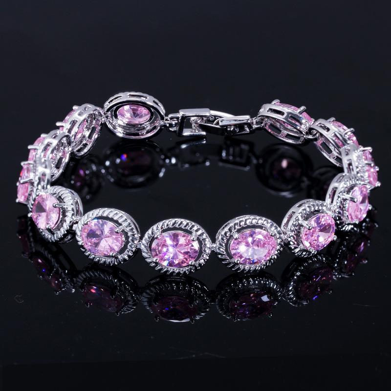 Micro-Set Accessories Aaa Zircon Bracelet, Classic Zircon Bracelet For Women