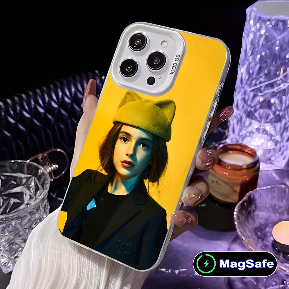 Julia Butters Mobile Cell Phone Case for iPhone 17 16 15 14 13 12 11 X XR XS 8 7 Air Pro Max Plus White Translucent Cover