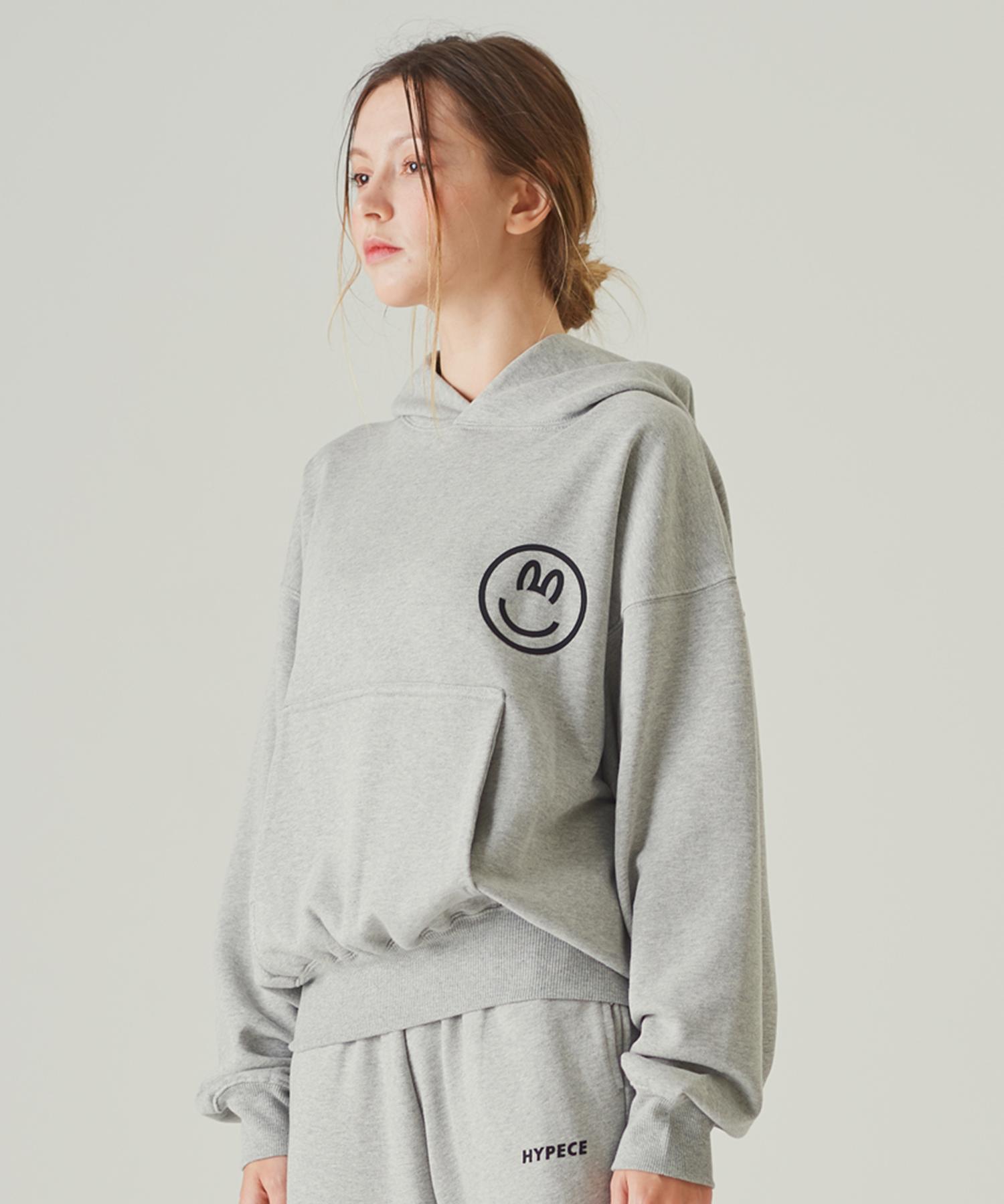 Хайпы Худи с логотипом Hypece Grey L