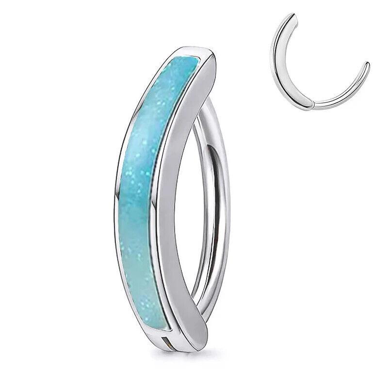 14G Belly Button Ring for Women Surgical Steel CZ Clicker Ball Belly Piercing Ring Simple Reverse Navel Rings Body Jewelry