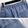 Plus Size Damen Casual Shorts Sommer Damen Slim Loose Casual Denim High Waist Casual Shorts