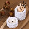 Weaving Shape Candle Jar Silicone Mold DIY Round Succulent Flowerpot Clay Molds Gypsum Resin Storage Box Crafts Making Supplies