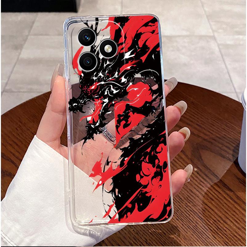 For Honor X8d Case Clear Luxury Cute Love Heart Rabbit Funny TPU Soft Silicone Phone Case For Honor X8d X 8d 4G Back Cover Funda