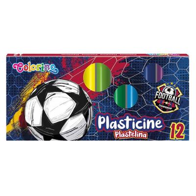 Colorino Football Round Plasticine 12 Colors