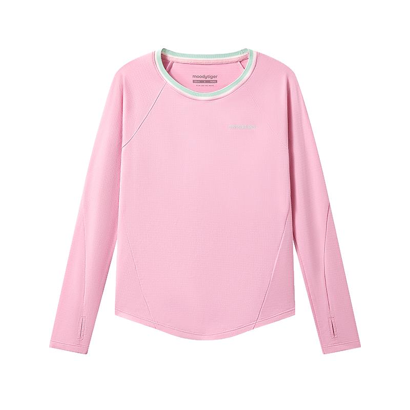 Moody Tiger Girls' Long Sleeve Sport T-Shirt