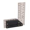Woodworking   Ruler Right Angle Ruler Carpenter   Layout Tool with Marking Holes 3.9 Inch