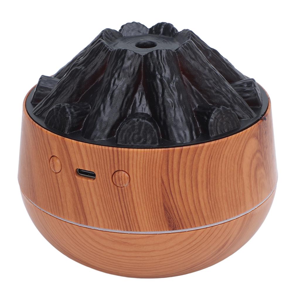 Plamenový difuzér Zvlhčovač Vzduchu Tichý 300ml Snadno Ovladatelný Zvlhčovač Vzduchu Simulující Oheň Stolní Typ 2