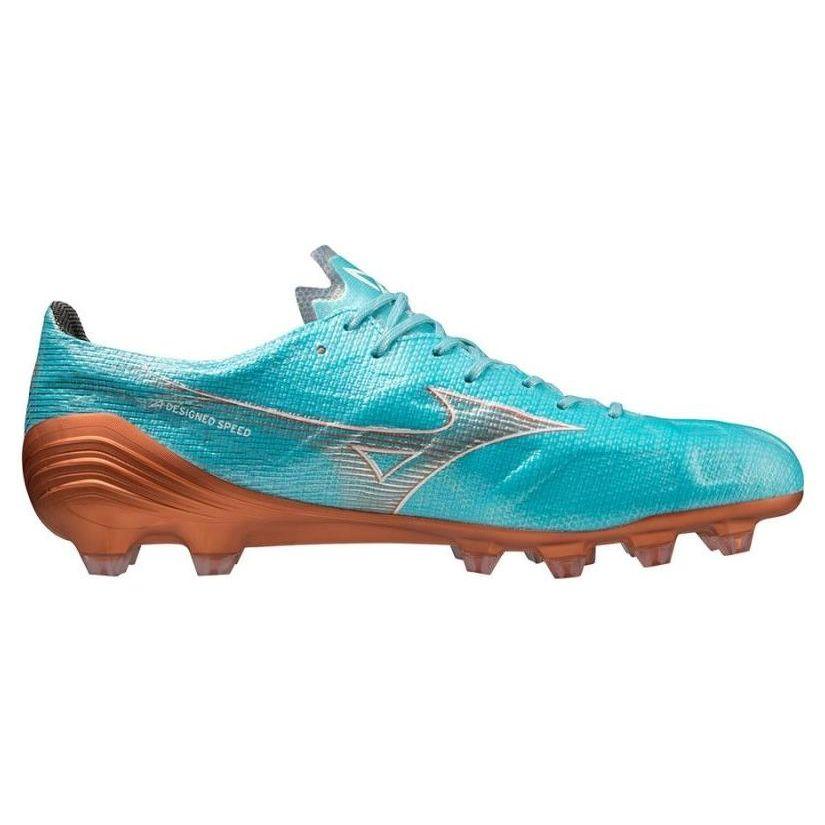 Mizuno Alpha Japan Azure Blue Pack Men Sneakers Blue-Curacao Snow-White Red-Brown-Satin P1GA236025