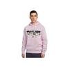 Nike Club Fleece Casual Comfortable Windproof Warm Hoodie Men Hoodies Foam-Pink Black FZ1039-663
