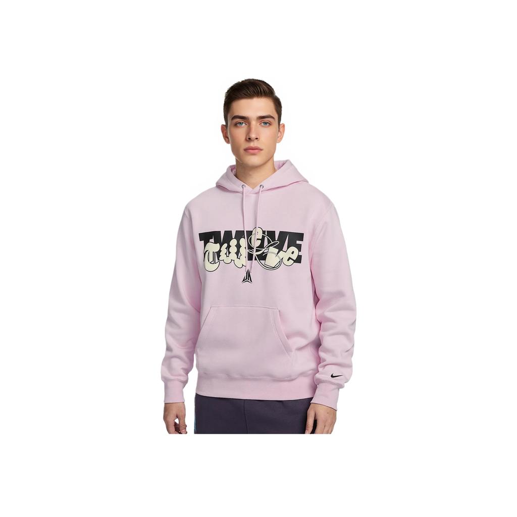 Nike Club Fleece Casual Comfortable Windproof Warm Hoodie Men Hoodies Foam-Pink Black FZ1039-663