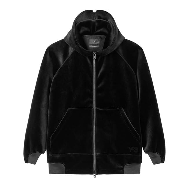 

Oversized Velvet Velor Zip Up Parka IL2149 Jacket Black [Wisely] Men s [XS-Black(IL2149)]