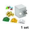 Moc Treasure Box Cash Dollar Coin Diamond Ore Gold Silver Cash Money Compatible 28556 30153 30385 3069 City Building Blocks Kids