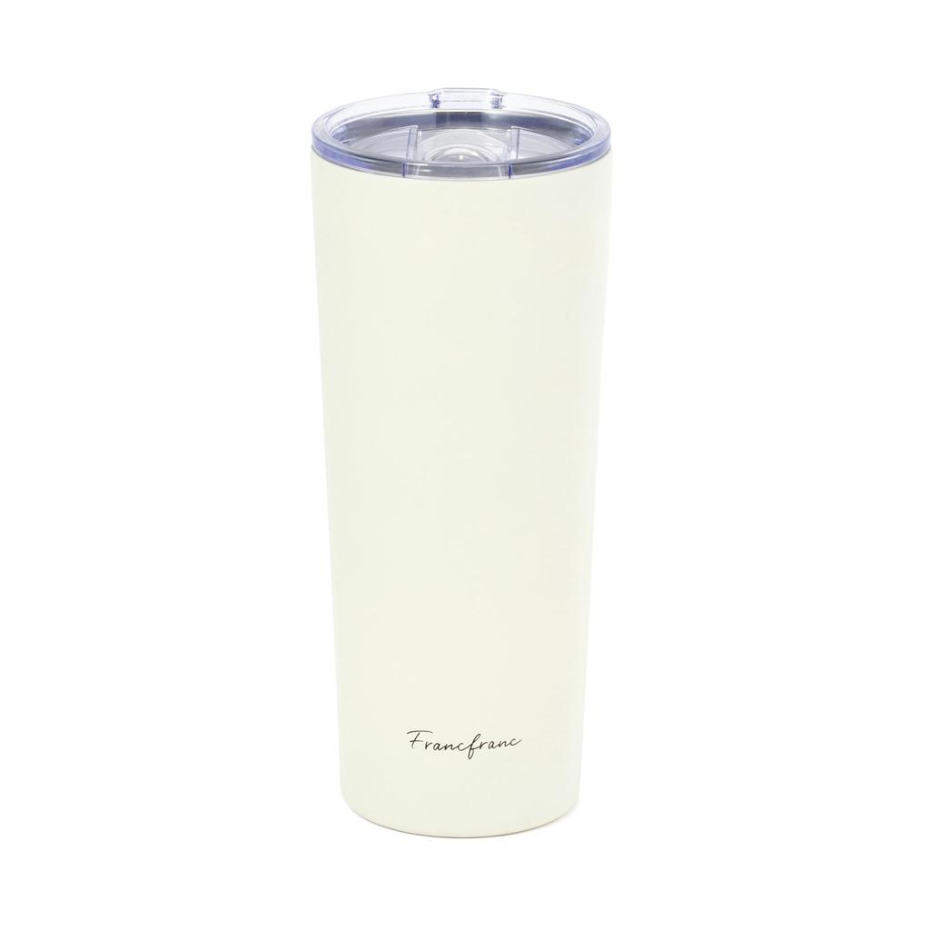 Francfranc Stainless Steel Tumbler with Lid 650ml [All 4 Colors]- Vacuum Insulated Mug for Hot & Cold Drinks, Office, Gift Idea