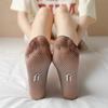 5Pairs Nylon Women Invisible Socks Ultra-thin Non-slip Crystal Silk Socks Elastic   Female