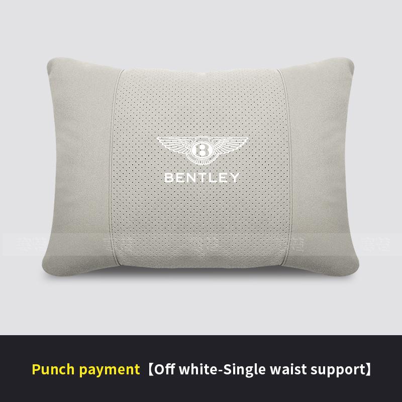 For Bentley Continental GT MULLINER Bentayga Flying Hurtling Spurlogo Car Headrest Neck Support Lumbar Cushion Soft Neck Pillow