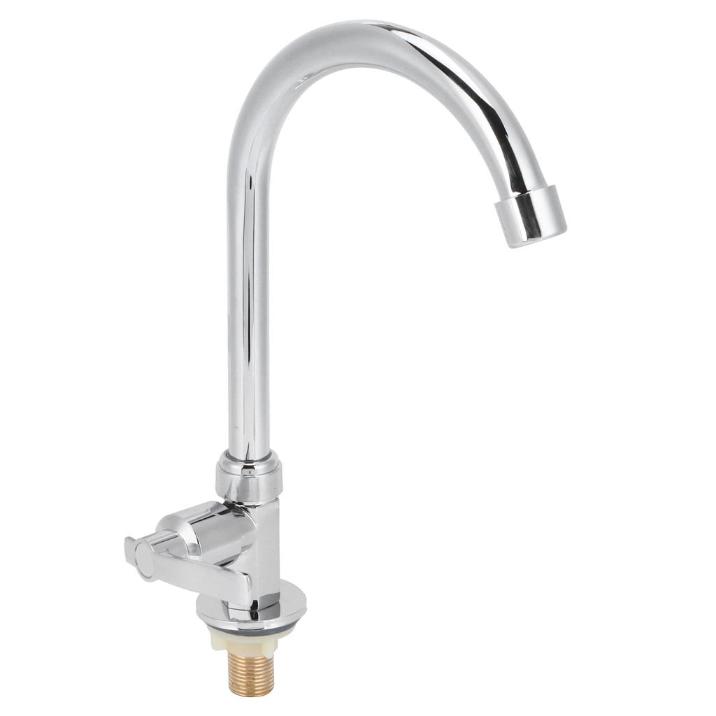 G1/2 Domowa Kuchnia Bateria Jednouchwytowa Zimnej Wody Umywalka Stal Nierdzewna Obrotowa Bateria Zlewozmywakowa