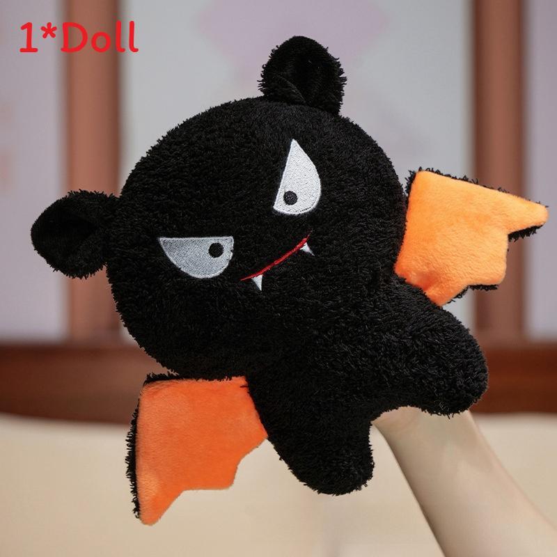 Halloween Ghost Pumpkin Plush Toy With Soft Short Hair For Holiday Decorations And Kids
