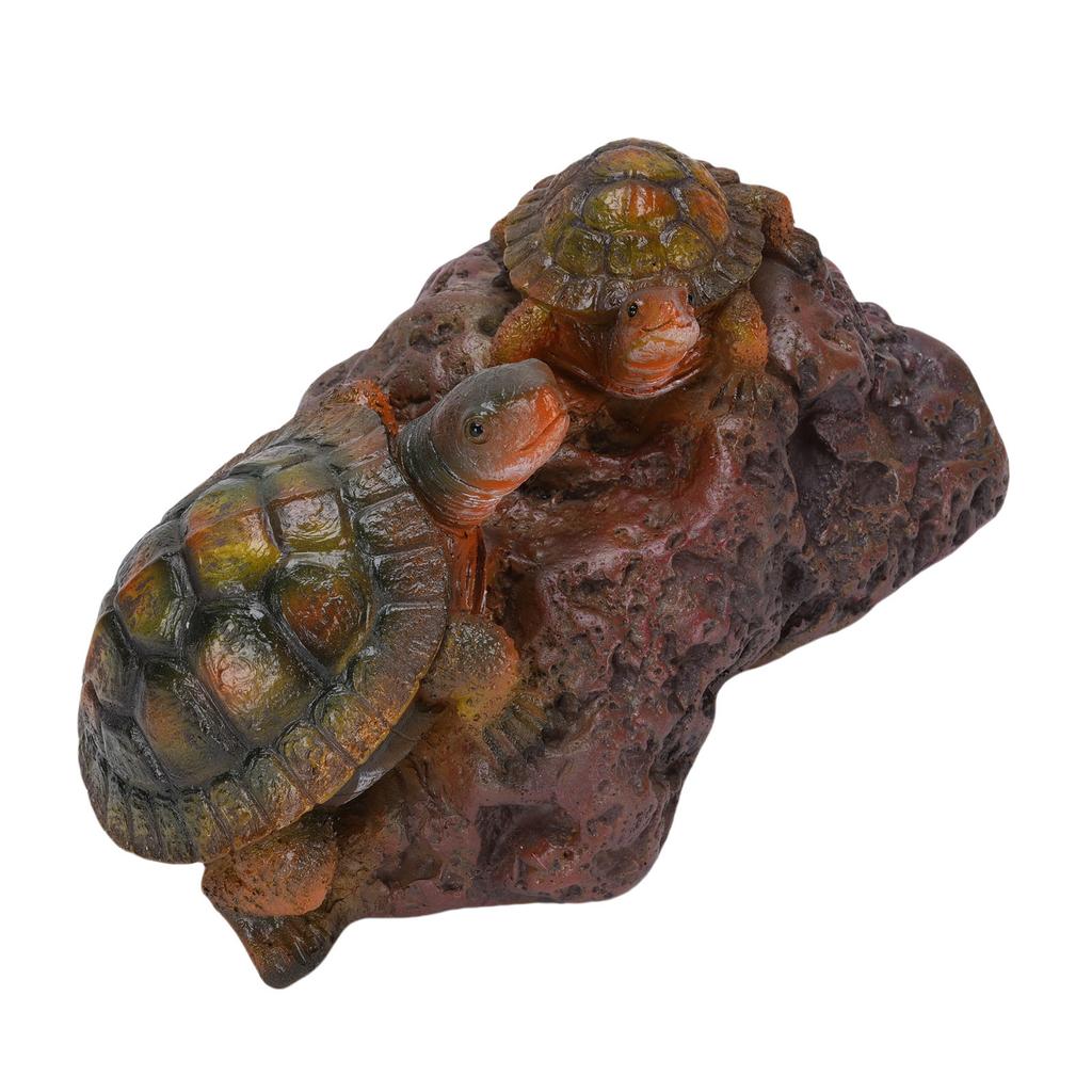 2 Tortoise Ornament Resin Tortoise Decoration Statue for Living Rooms Studies Offices