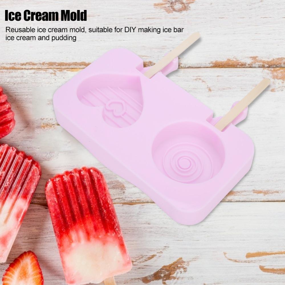 Easy Release DIY Ice Stick Mold Reusable Popsicle Mold Silicone Ice Cream Mold Ice Cream Making