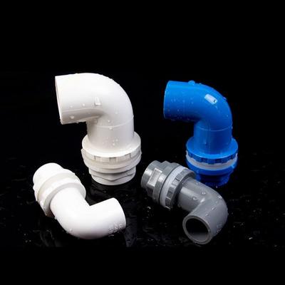 20~50mm Černý/Modrý/Bílý Akvarijní Konektor PVC Voděodolná Trubka Spojka Rovná Spojka pro Akvárium Příslušenství k Nástrojům pro Akvárium