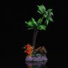 1Pcs Premium Realistic Coconut Tree Artificial Plant for Aquariums Fish Tank Decor Natural-Looking Safe Plastic Ornament