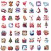 10/30/50pcs Cartoon Christmas Art Aesthetic Stickers Kawaii Graffiti Decals DIY Luggage Notebook Guitar Cute Waterproof Sticker