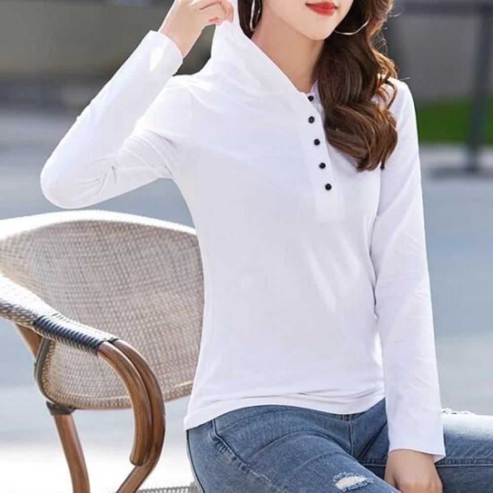 Navava Hooded Long Sleeve T shirT nT2897