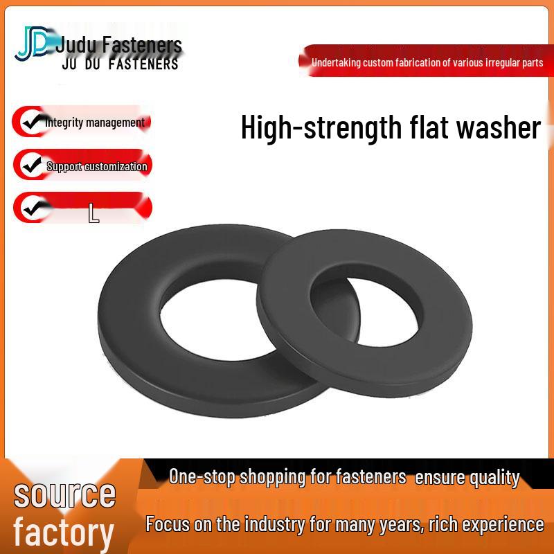 Heavy-Duty Quenched Blackened Metal Washer for Industrial Machinery