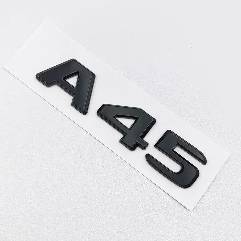 WSKHJ1 C200 E200 For Mercedes Benz For Mercedes Benz W176 W177 3D ABS Black A35 A45 A160 A180 A200 A250 Logo Letters 4MATIC Badge Car R