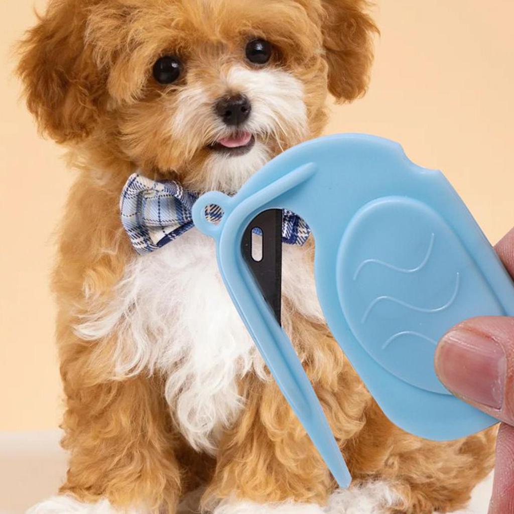 Open Knot Comb for Cats 4 Pieces Loose Hair Remover Shedding Anti-Slip Knot Comb for Pet Cat Dog Bunny Home Indoor Salon