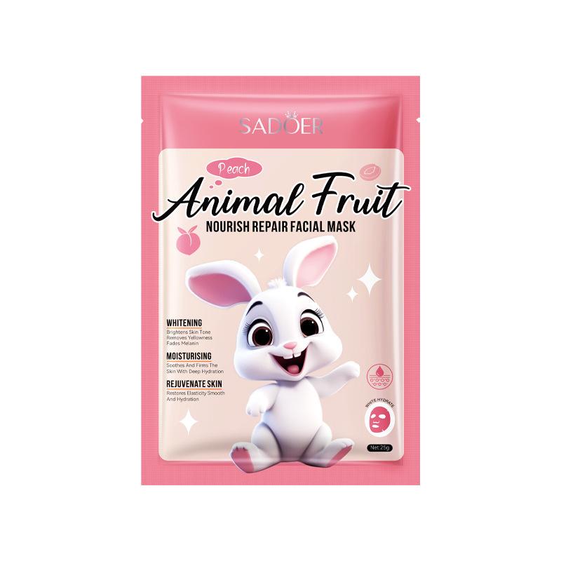 3pcs Animal Series Mask 25gSADOER Nourishing Repair Hydrating Moisturizing Mask