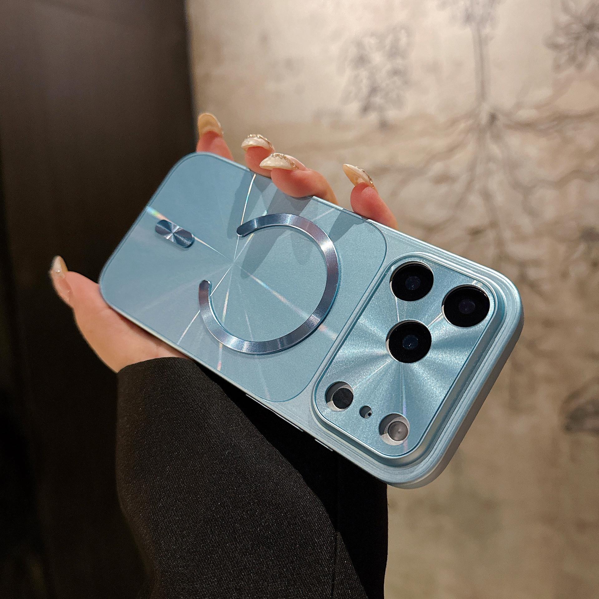 

Aurora Magnetic CD Pattern Drop-proof Case for iPhone 17 PRO MAX with Instant Big Window iPhone 17 Air