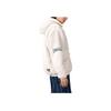 adidas Originals Trefoil Solid Patch Logo Stand Collar Fleece Jacket Unisex Jackets White HS2005