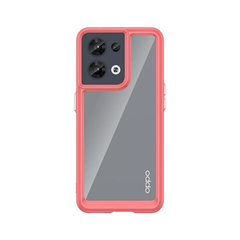 For Oppo Reno 7 8 Pro T 10 5G Phone Case, Durable TPU Frame and Acrylic Back Cover, Shockproof Protection for Your Hard Phone