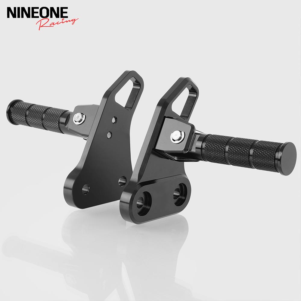 

Motorcycle Rearset Passenger Footrest Pedals Fold Rest Foot Pegs Pedal Steel For Honda Super Cub C125 JA48/JA58/JA71 2018-2025 чёрный