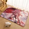 Genshin Impact Yae Miko Floor Mat Floor Mat Soft Flannel Non-Slip Door  Rug for Living Room