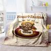 Galatasaray Customize Text Blanket Gift Personalized Blanket Ultrasoft Perfect For Couch Bed Sofa Seaside Ideal For All Seasons