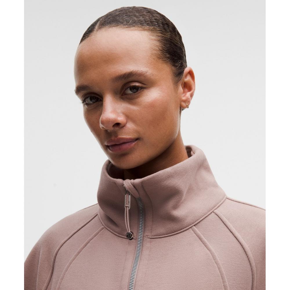 Lululemon Scuba Oversized Funnel Neck Half Zip  Long Ashen Rose