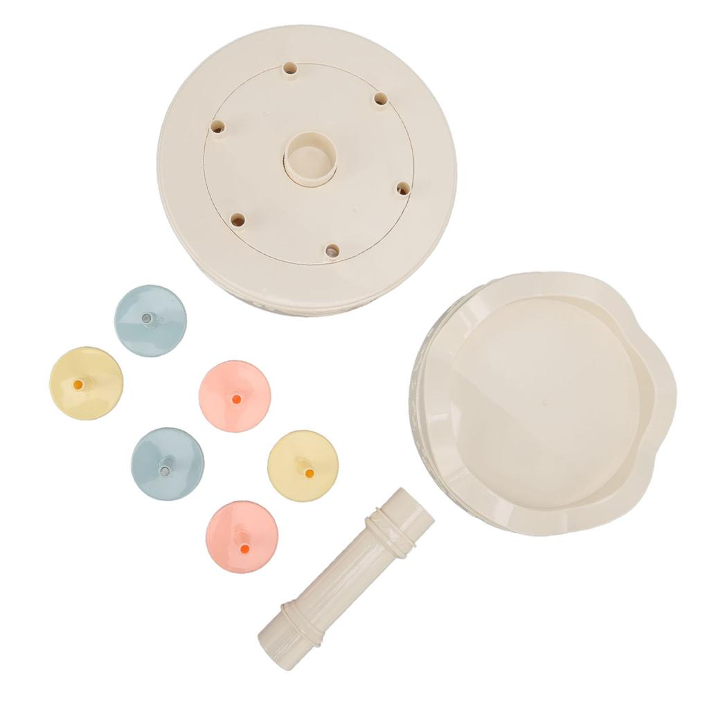 Rotierende Dessertmaschine Automatischer drehbarer Doppelschicht-Dessert-Displayständer Cupcake-Display