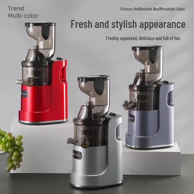 Stainless Steel Juicer with Juice and Pulp Separation - Home Automatic, Large and Small Caliber, Gift Option