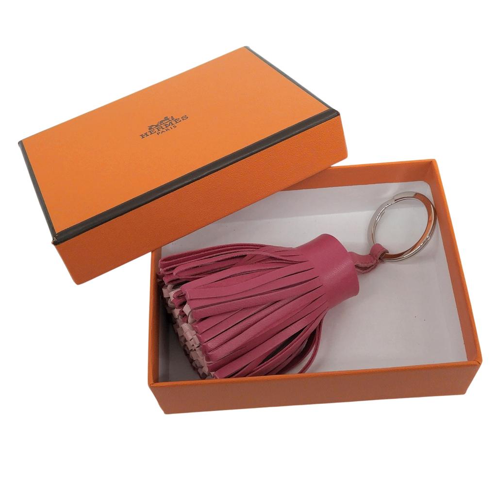 Excellent HERMES Bag charm Carmen Key ring pink Anyo Miro Women Used